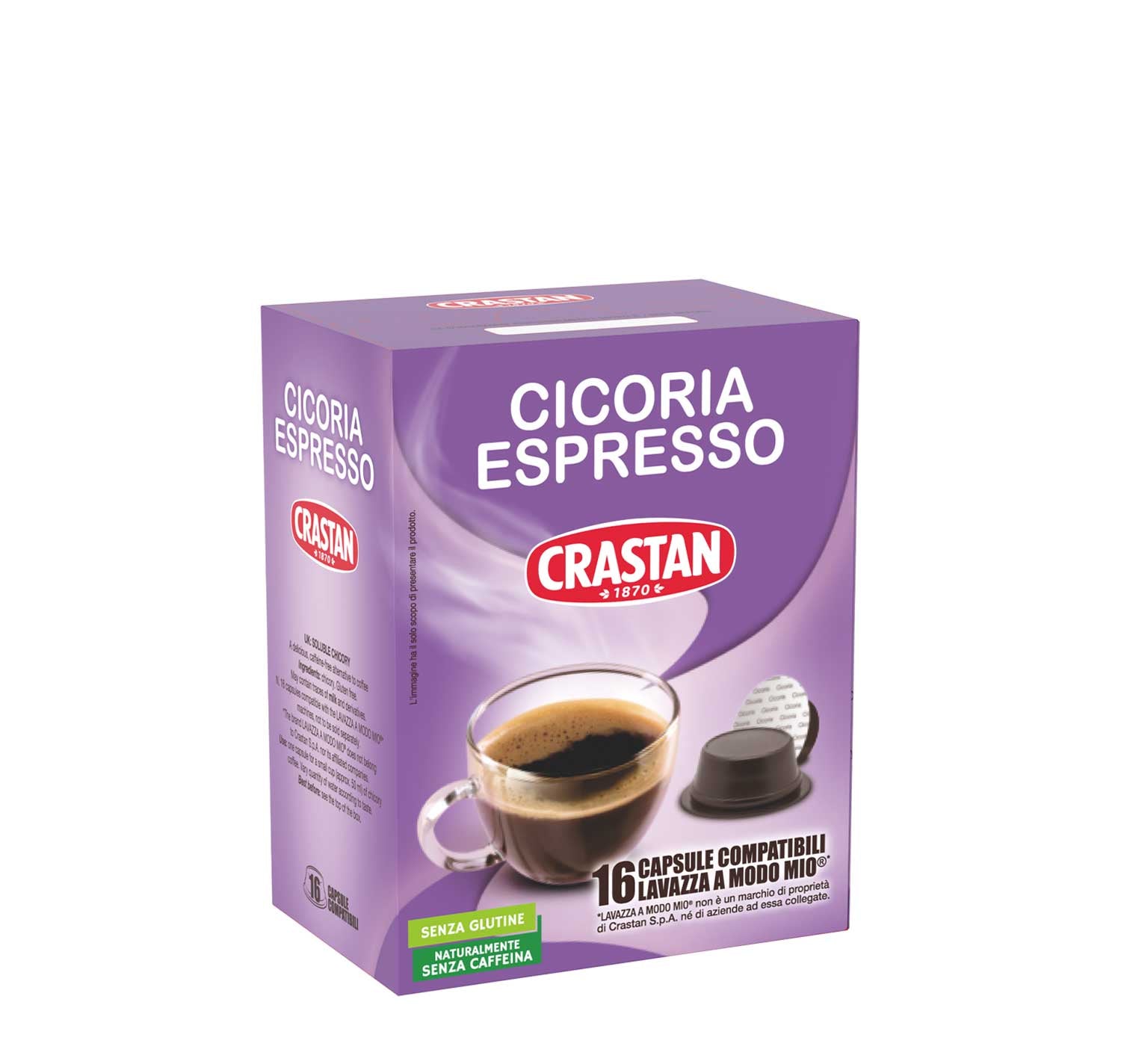 384 Capsule Cicoria Espresso compatibili Lavazza A Modo Mio Crastan 384 Capsule Cicoria Espresso compatibili Lavazza A Modo Mio Crastan